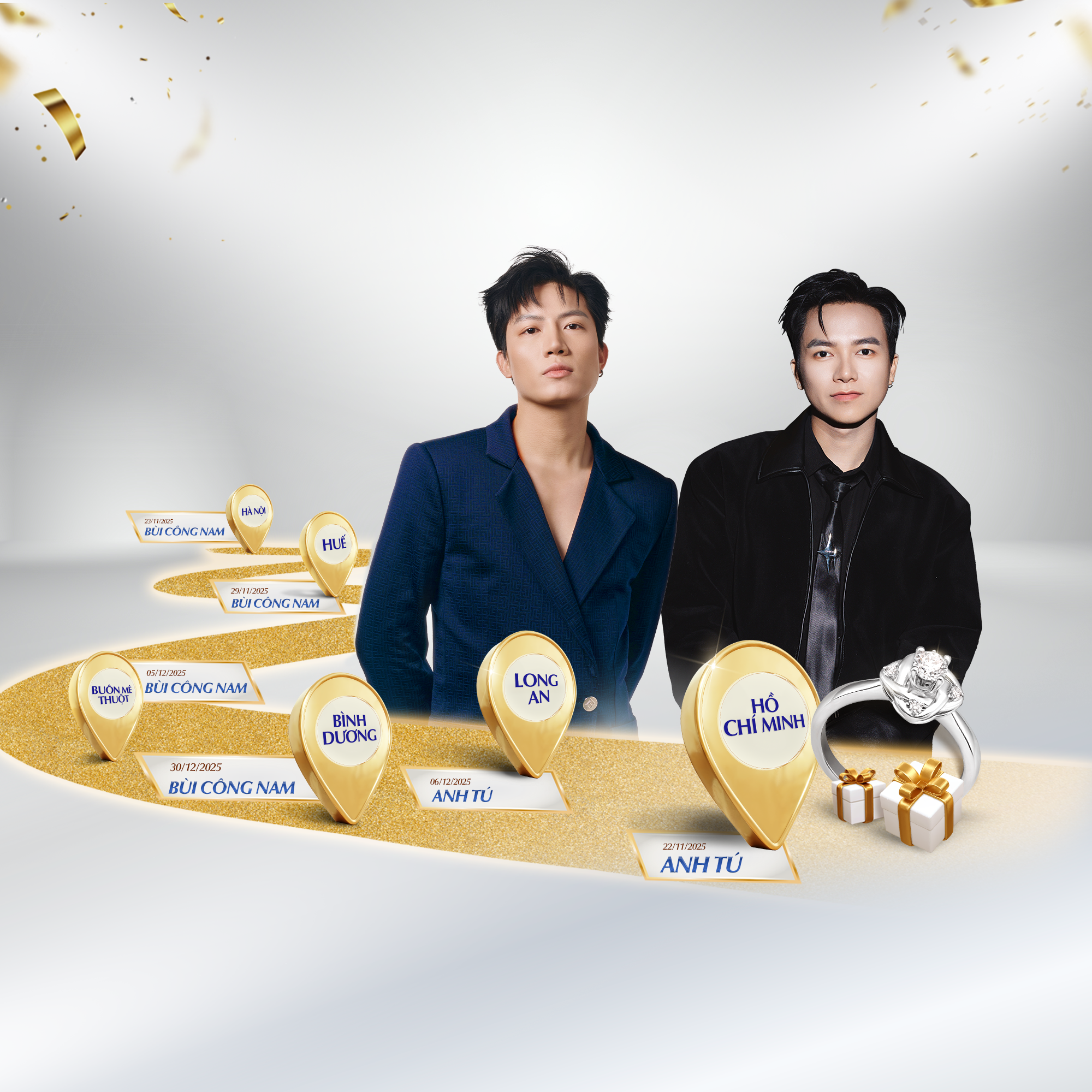 PNJ mở chuỗi tọa độ “Đại tiệc ưu đãi – Rạng ngời cùng thần tượng” cho mùa lễ hội 2025 - 2