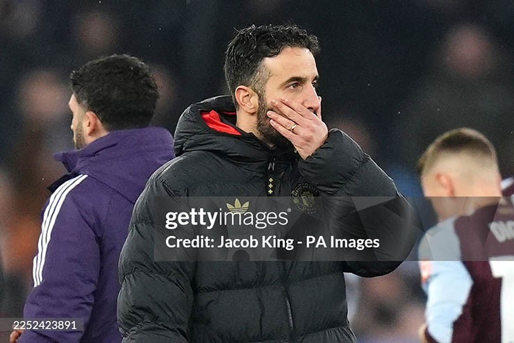 MU thua Aston Villa, Amorim vẫn nói cứng: "Đội chơi hay hơn nhưng không thắng" - 1