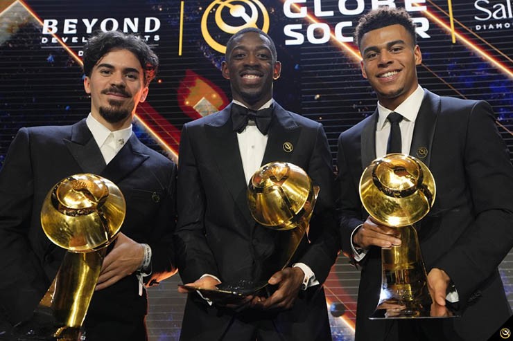 Trao giải Quả bóng vàng Dubai: Dembele vượt Yamal, Ronaldo xuất sắc nhất Trung Đông - 4