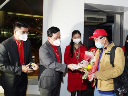 Chuyển động - Vietjet chào đón chuyến bay quốc tế đầu tiên của năm mới từ Nhật Bản