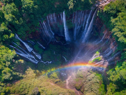 Du khảo - Cảnh đẹp như cổ tích ở thác nước đẹp nhất Indonesia