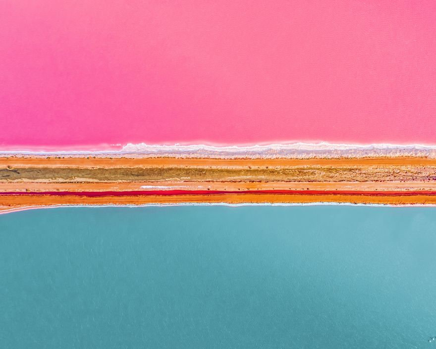 Loạt tác phẩm nhiếp ảnh tuyệt đẹp về hồ nước màu hồng kỳ diệu ở Tây Úc - 5