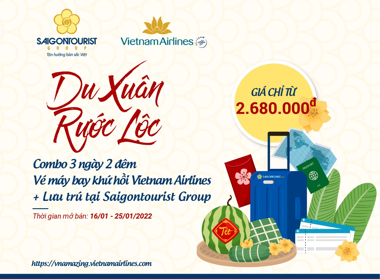 Siêu khuyến mãi “Du xuân rước lộc” cùng Saigontourist và Vietnam Airlines - 1