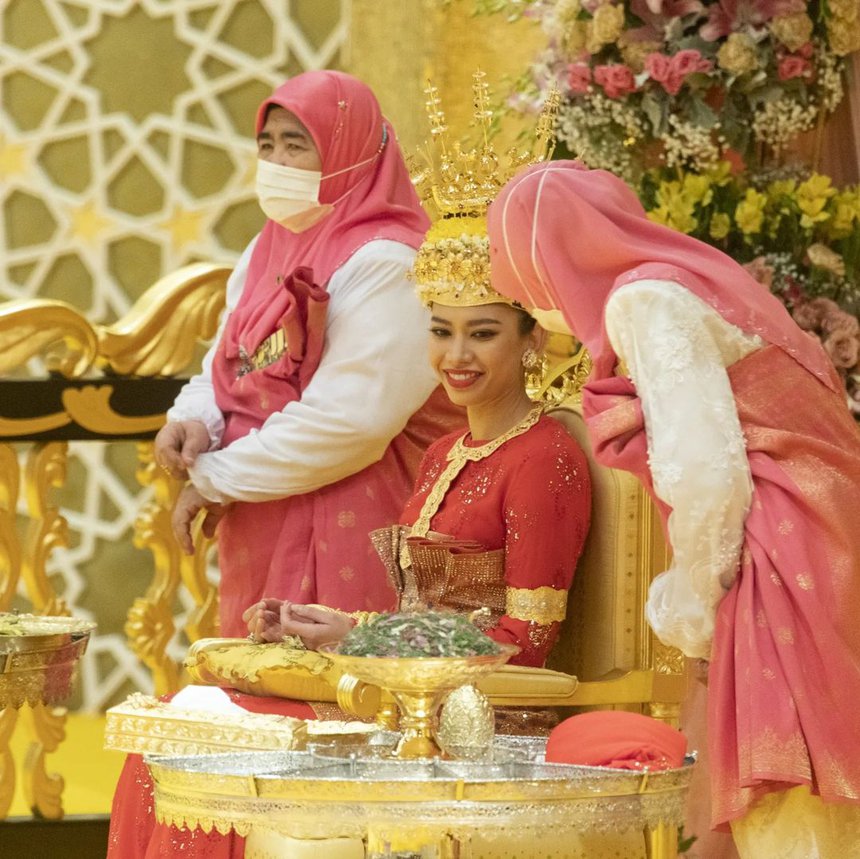 Đám cưới xa hoa của hoàng gia Brunei - 1