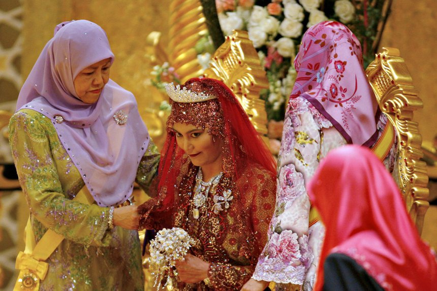 Đám cưới xa hoa của hoàng gia Brunei - 8