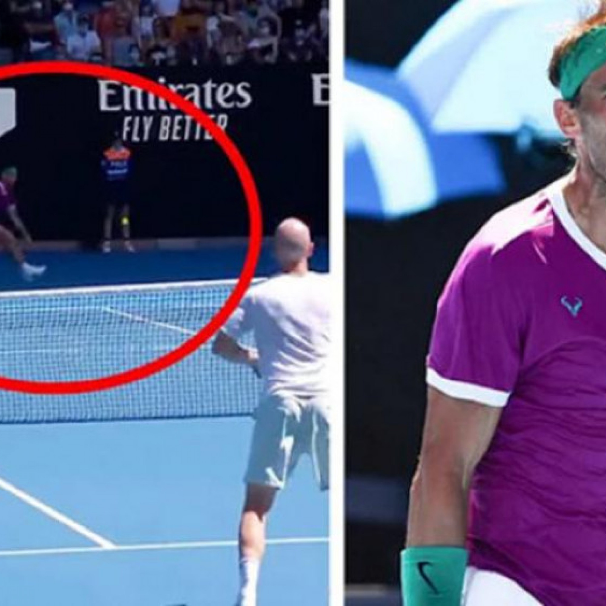  - Nadal "chui từ dưới đất" lên ghi điểm, Australian Open bị chỉ trích