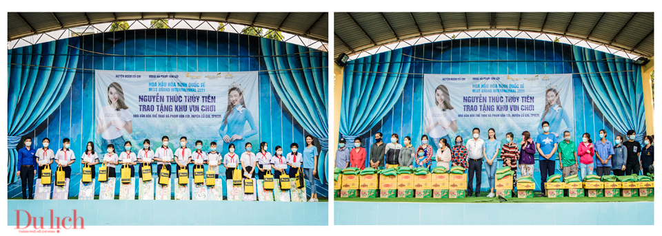Hoa hậu Thùy Tiên trao học bổng cho các học sinh nghèo hiếu học Củ Chi - 6