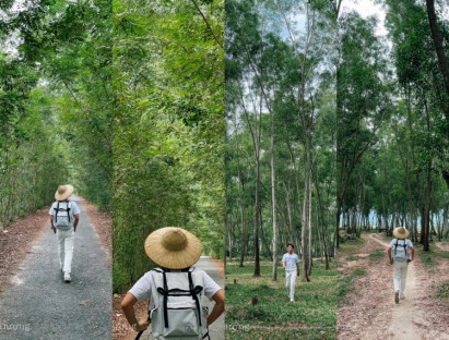 Du khảo - Lạc vào “rừng nhiệt đới” xanh mát cạnh hồ Otuksa ở An Giang