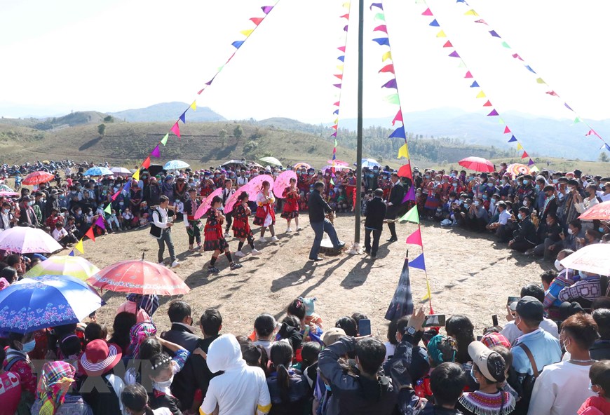 Điện Biên: Phục dựng lễ hội Gầu Tào của cộng đồng dân tộc Mông - 1