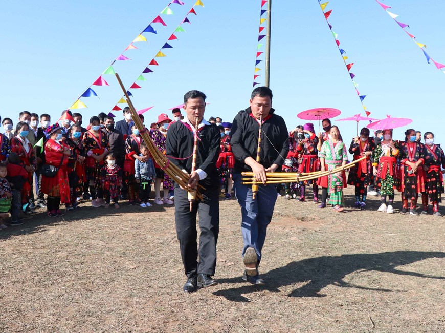 Điện Biên: Phục dựng lễ hội Gầu Tào của cộng đồng dân tộc Mông - 13