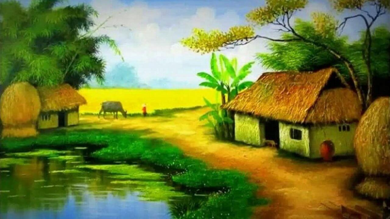 Hãy chiêm ngưỡng những bức tranh phong cảnh quê hương tuyệt đẹp được vẽ bởi các nghệ sĩ tài ba. Mỗi tấm tranh đều thể hiện được vẻ đẹp tuyệt vời của quê hương Việt Nam.