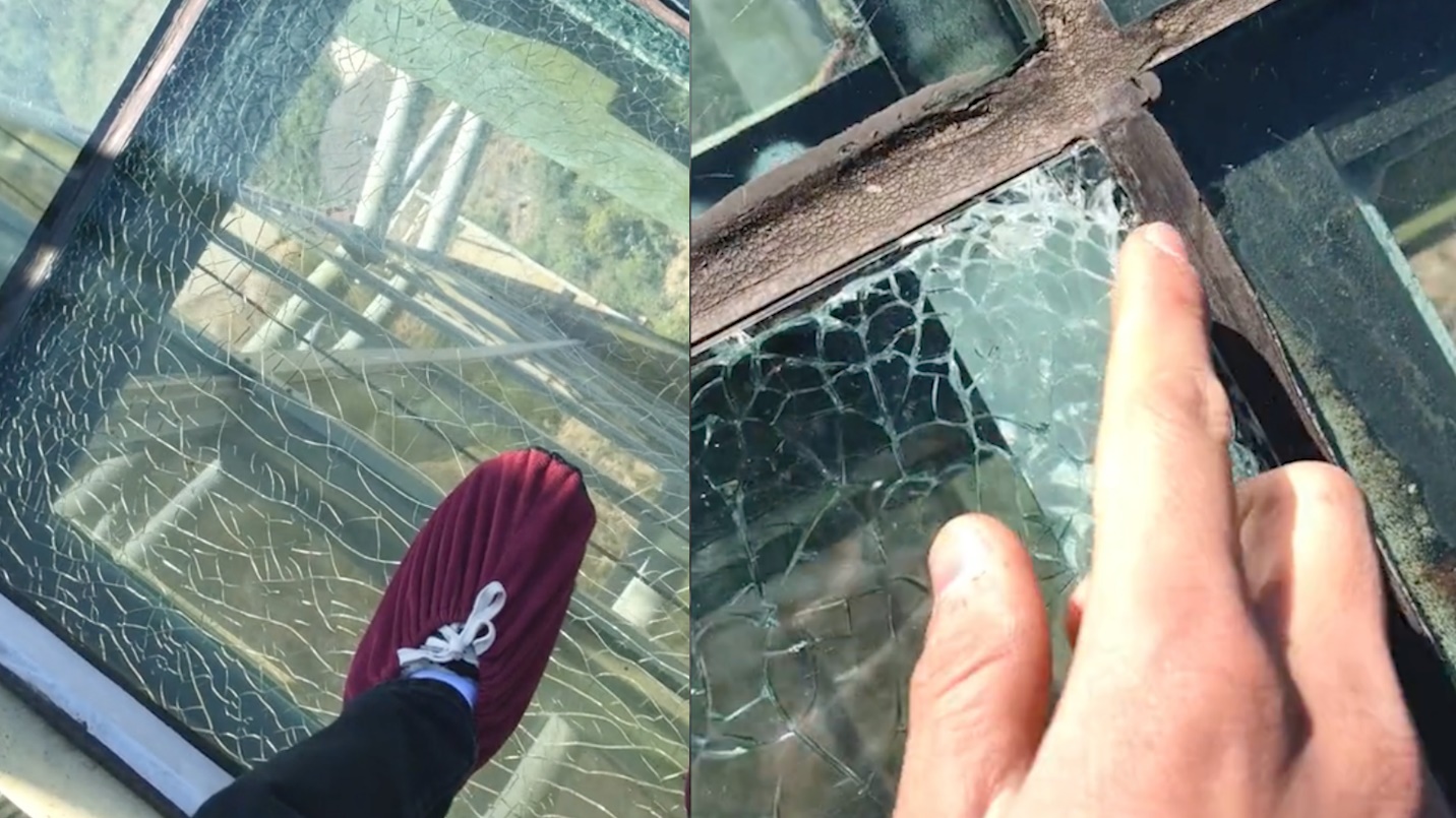 Yêu cầu thay tấm kính nứt vỡ trên cầu kính cao nhất Việt Nam trong 10 ngày - 2
