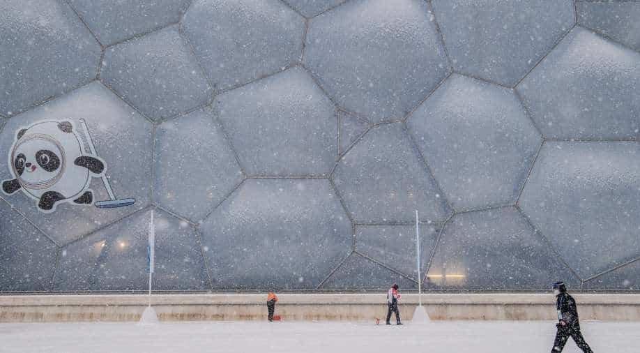 Tuyết lần đầu rơi tại Olympic mùa đông ở Bắc Kinh - 4