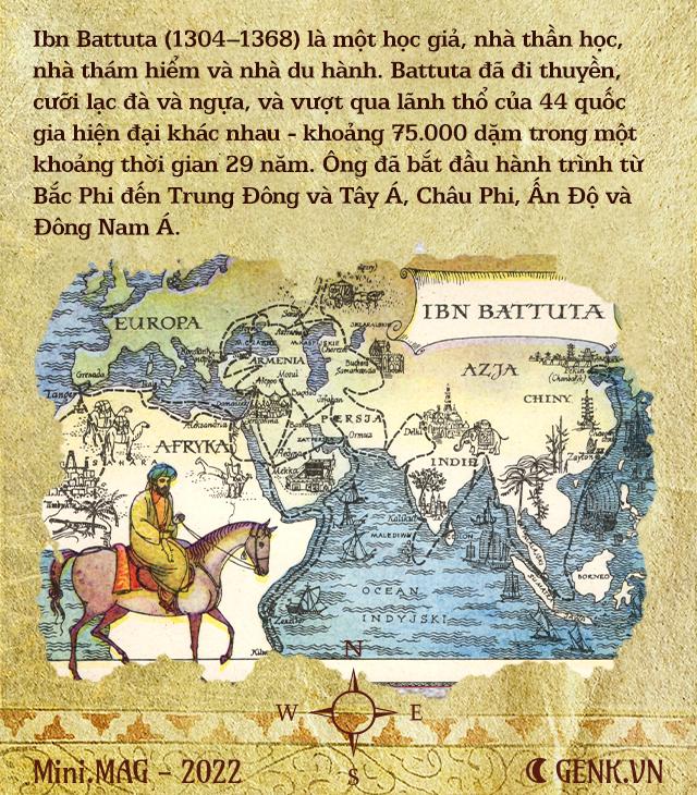 30 năm, 44 quốc gia, 75.000 dặm và cuộc phiêu lưu bất tận của nhà thám hiểm thế kỷ 14 - Ibn Battuta - 1