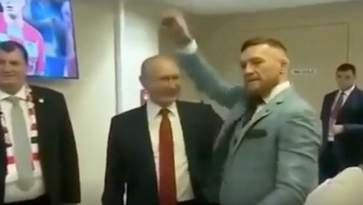 McGregor dám khoác vai Tổng thống Putin, bị vệ sĩ dọa cho sợ tái mặt - 2