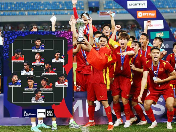 Tranh cãi U23 Việt Nam vô địch chỉ góp 2 cầu thủ ở đội hình hay nhất Đông Nam Á