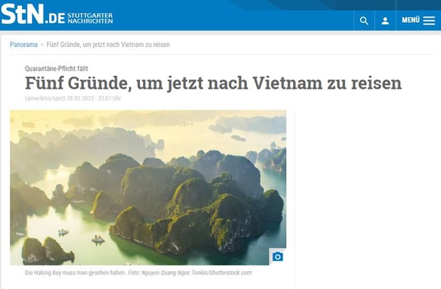 Báo Đức nhận định, Việt Nam là điểm đến tuyệt vời dành cho du khách Đức - 1