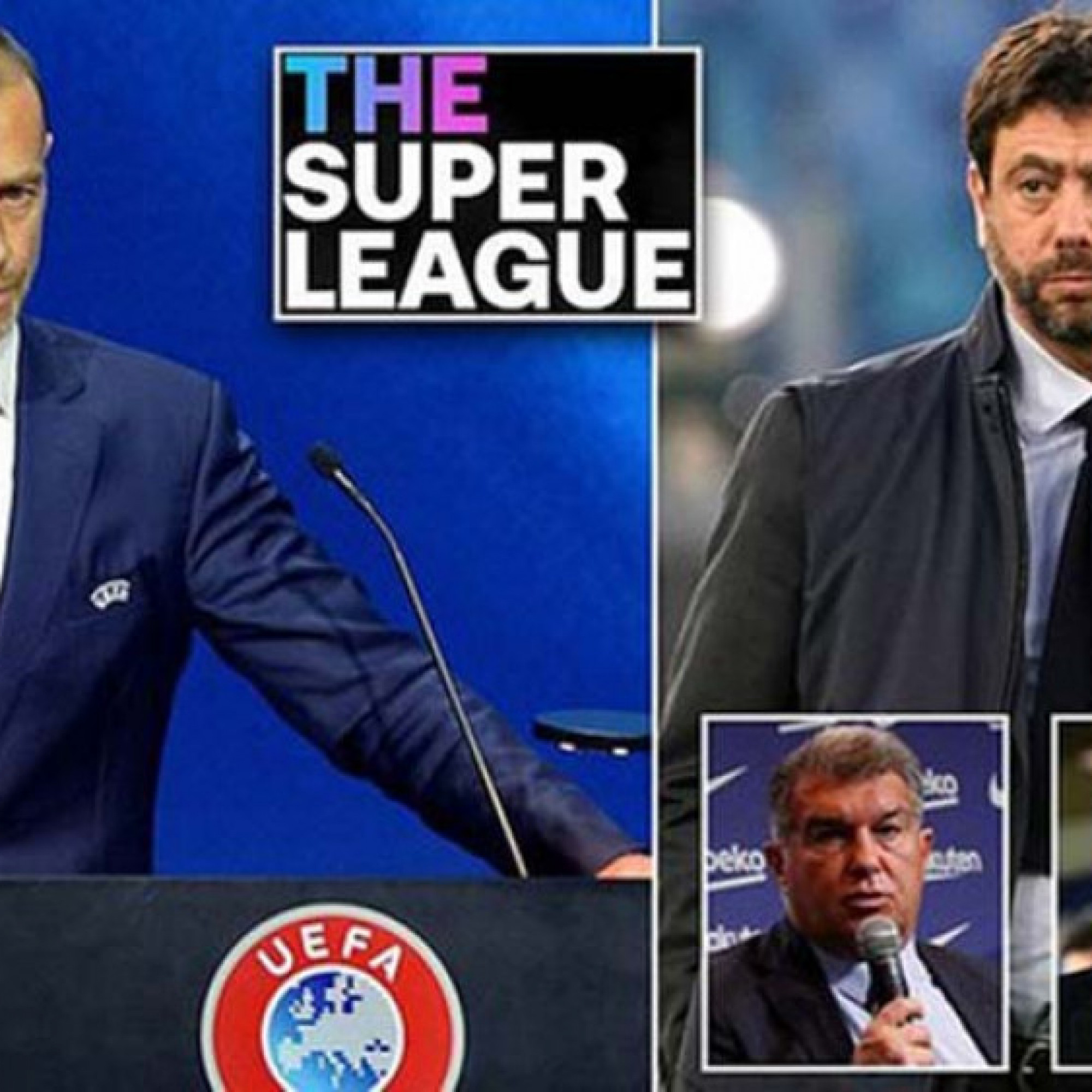 Thể thao - Super League tái khởi động: Chủ tịch UEFA lên án 3 CLB, sếp Juventus đáp trả
