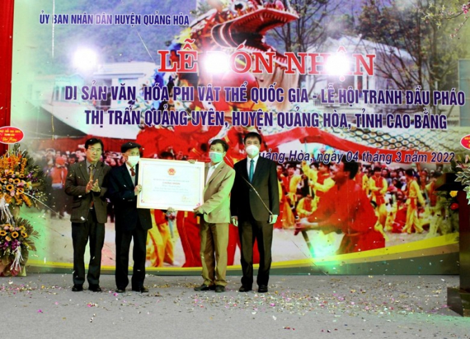 Lễ hội Tranh đầu pháo ở Cao Bằng là Di sản Văn hóa phi vật thể quốc gia - 1