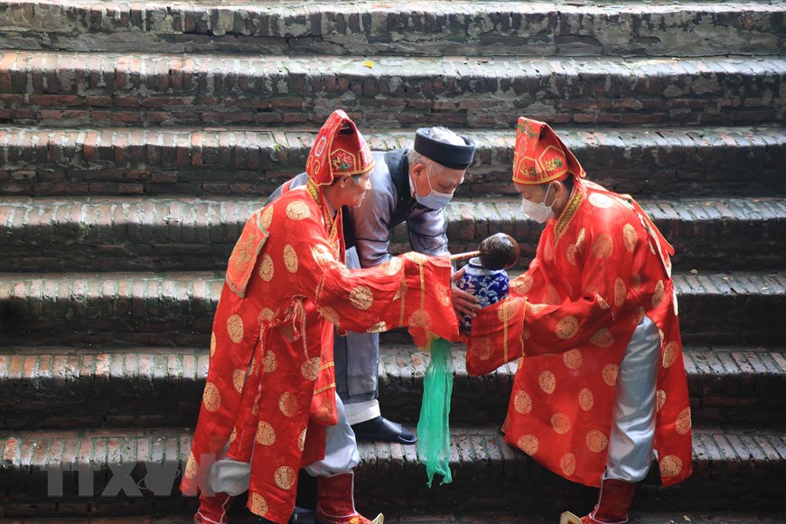 Hình ảnh lễ rước nước lễ hội Thủy tổ Quan họ tại Bắc Ninh - 5