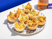 3 bước làm bánh tart mặn cho bữa sáng