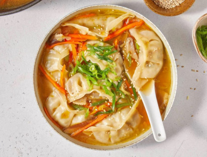 Ăn gì - Thưởng thức bữa tối với món súp sủi cảo dễ làm