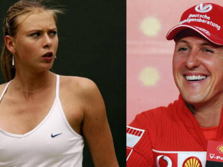 ”Búp bê” Sharapova và huyền thoại Michael Schumacher bị cáo buộc ”lừa đảo”