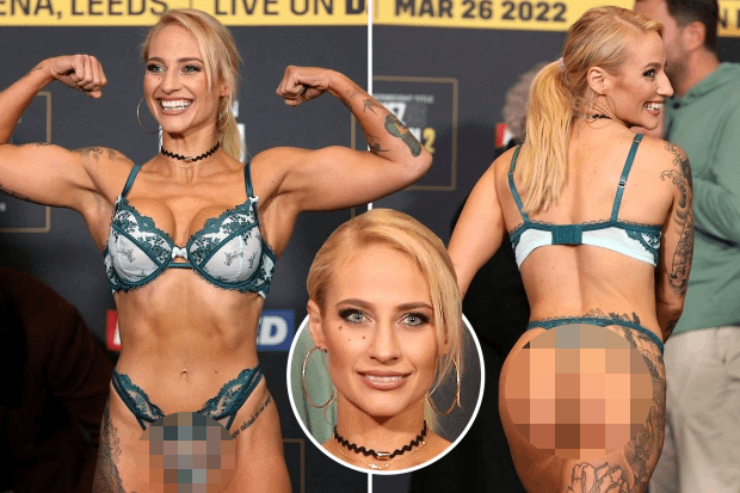 Kiều nữ mặc bikini &#34;xuyên thấu&#34; có hành động khiêu khích &#34;ông trùm&#34; Boxing - 1