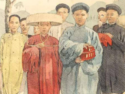 Giải trí - Sinh hoạt của người Sài Gòn trăm năm trước qua các bức ký họa của Trường vẽ Gia Định