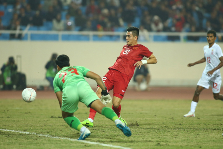 Kết quả bóng đá Việt Nam - Myanmar: Siêu phẩm ấn định, đoạt vé bán kết (AFF Cup) - 1