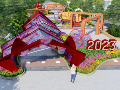 Chuyển động - Đường hoa Nguyễn Huệ 2023 đã hoàn thành 80%