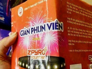 Pháo hoa Z121 bán tràn lan trên mạng là trái quy định