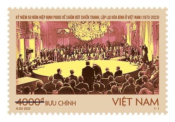 Phát hành bộ tem đặc biệt kỷ niệm 50 năm Hiệp định Paris - 1