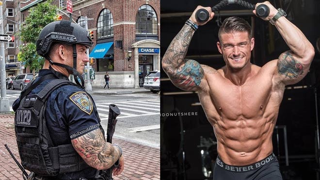 Cảnh sát kiêm VĐV thể hình, đẹp trai và cơ bắp bậc nhất nước Mỹ - 2