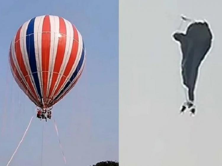 Khinh khí cầu phát nổ trên không khiến du khách thiệt mạng