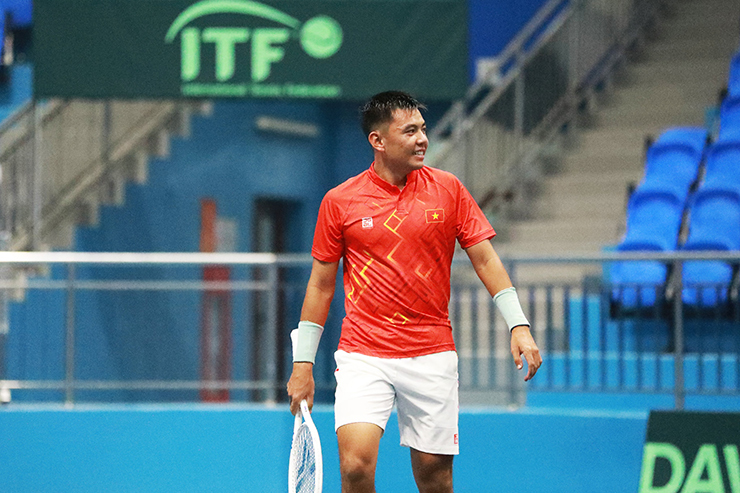 Lý Hoàng Nam thắng trắng tay vợt Indonesia tại play-off nhóm II Davis Cup - 1