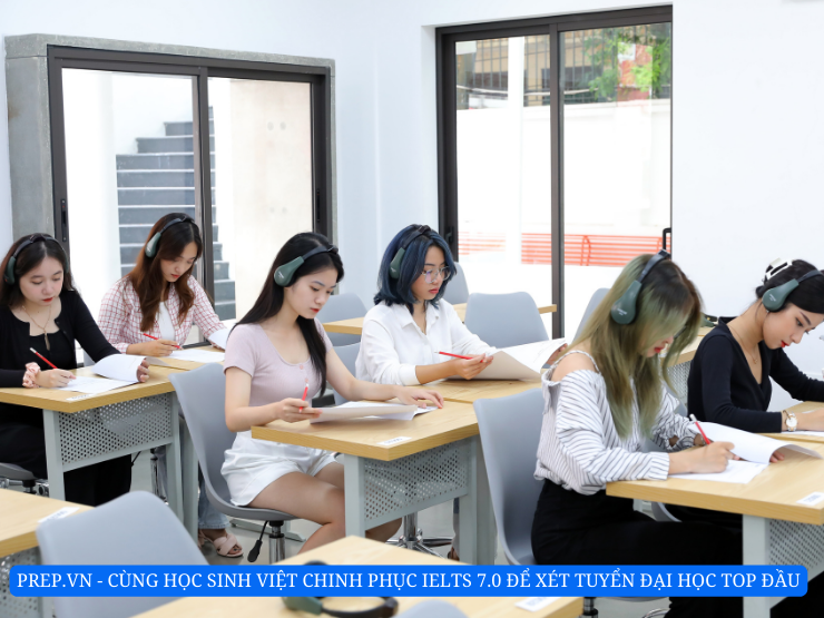 Prep.vn - cùng học sinh Việt chinh phục IELTS 7.0 để xét tuyển Đại học top đầu - 1