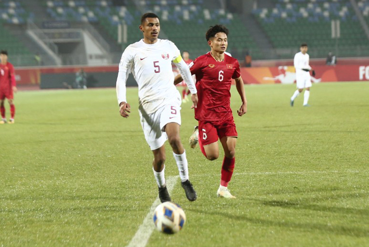 Kết quả bóng đá U20 Việt Nam - U20 Qatar: Phạt đền bất ngờ, vỡ òa phút 90 (U20 châu Á) - 1