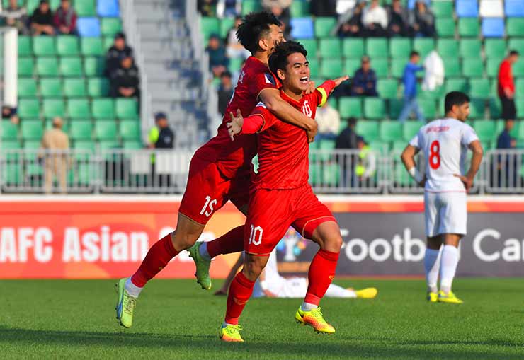 Kết quả bóng đá U20 Việt Nam - U20 Iran: Văn Khang lập công, tan vỡ cuối hiệp 2 (U20 châu Á) - 2
