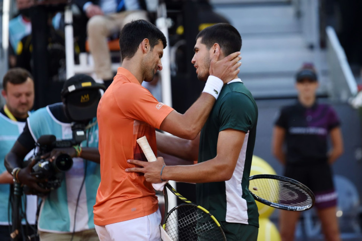 Alcaraz được Nadal chúc mừng lên ngôi số 1, tự tin tranh hùng Djokovic - 2