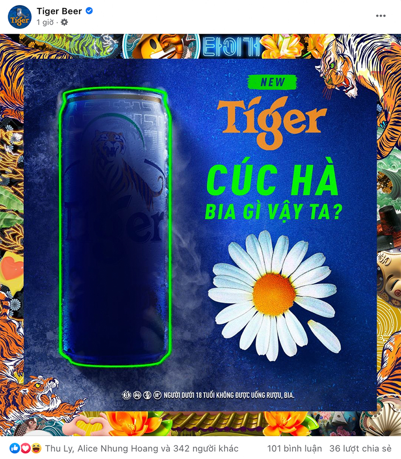 Cầm cúc chạy trước Cá Tháng Tư, Tiger Beer nửa đùa nửa thật gắn luôn G-Daisy lên poster, lại có biến gì đây chăng? - 3