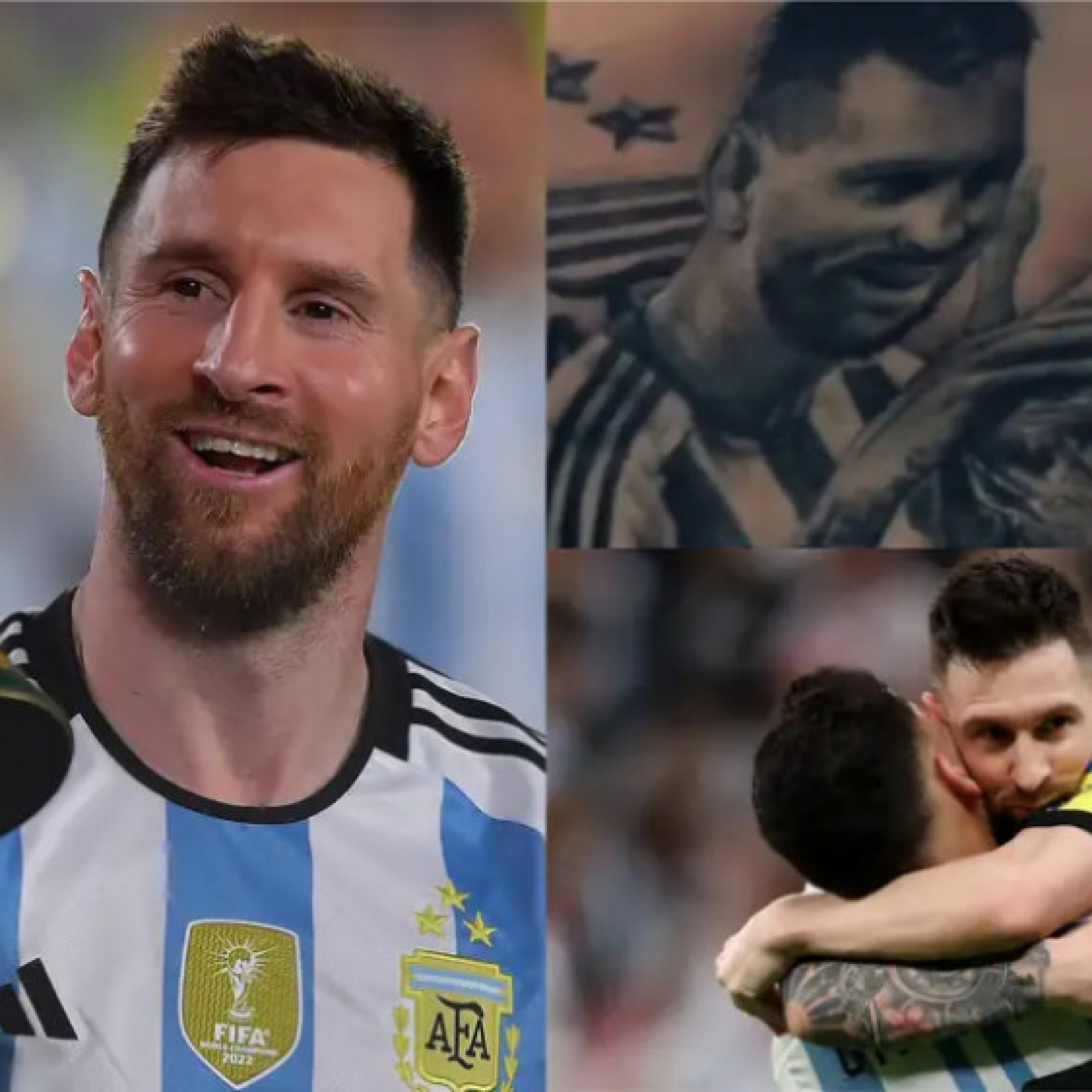  - Tin mới nhất bóng đá tối 31/3: Sao Argentina xăm hình Messi lên người