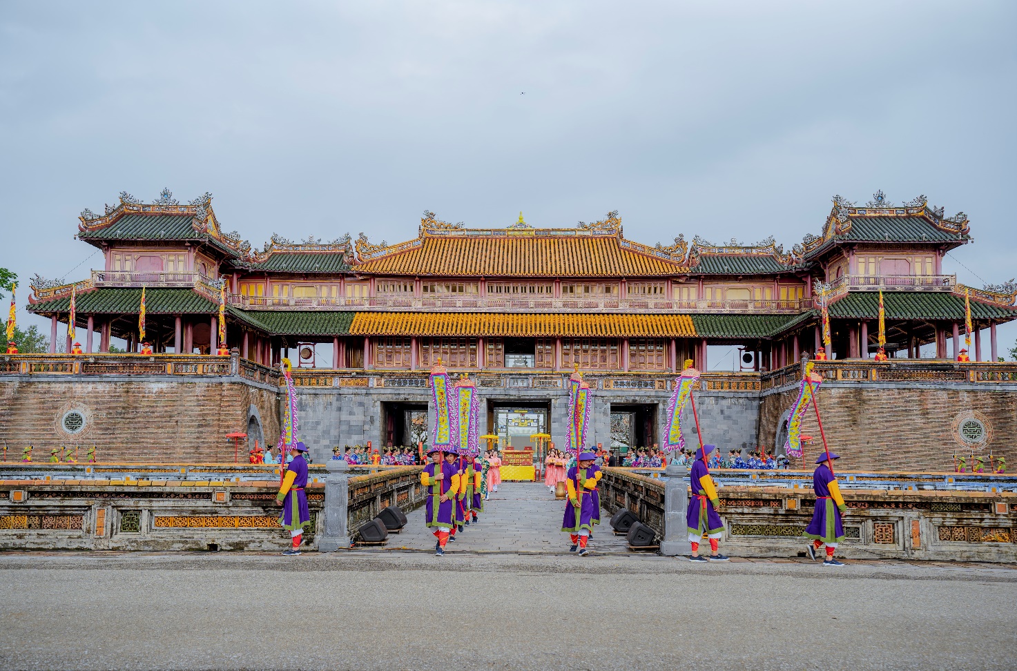 Đầu năm vào Hoàng cung Huế xem tái hiện lễ Ban sóc triều Nguyễn - 10