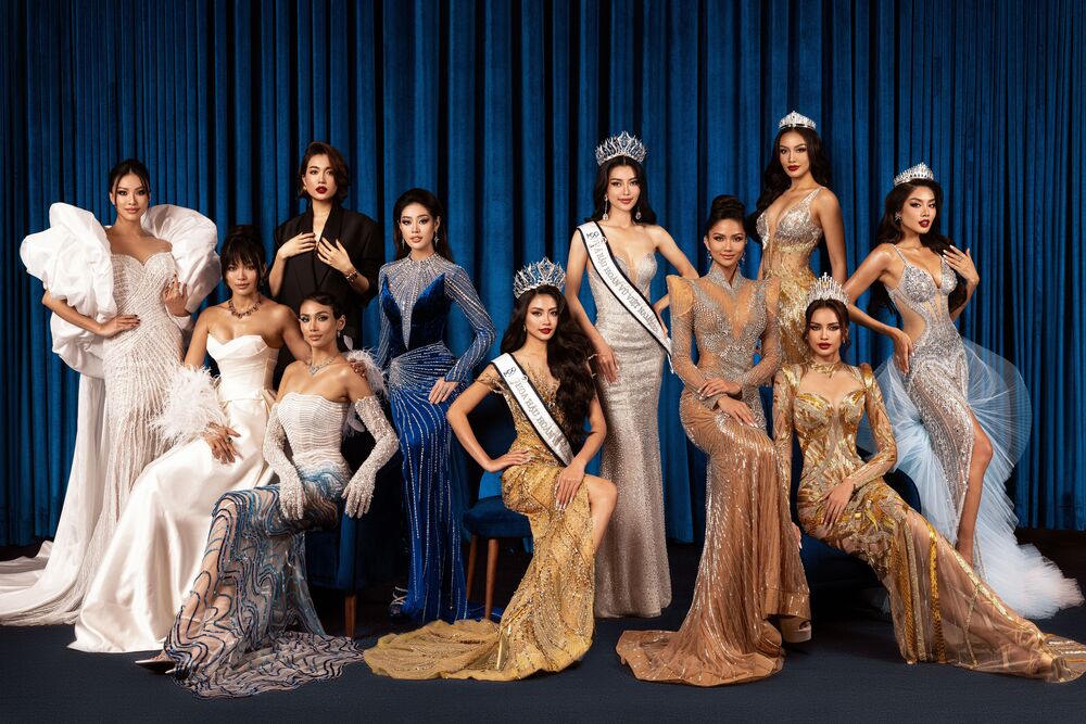 Dàn mỹ nhân đình đám của Hoa hậu Hoàn vũ Việt Nam hội ngộ trong 1 khung hình: Gấp 11 lần visual - 1