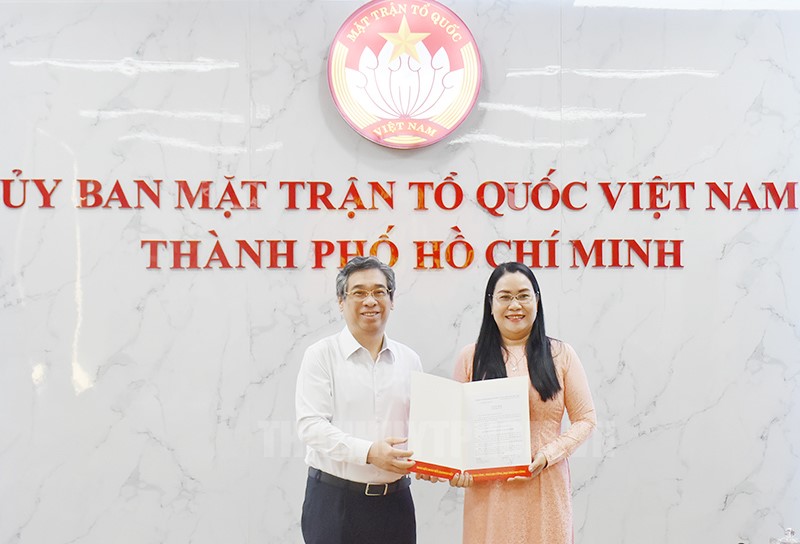 Đón nhận nhiệm vụ mới, bà Nguyễn Thị Kim Thúy làm Phó Chủ tịch MTTQ TP.HCM - 1