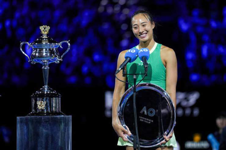 “Ngựa ô” Trung Quốc về nhì Australian Open, nhận thư chúc mừng đặc biệt - 1