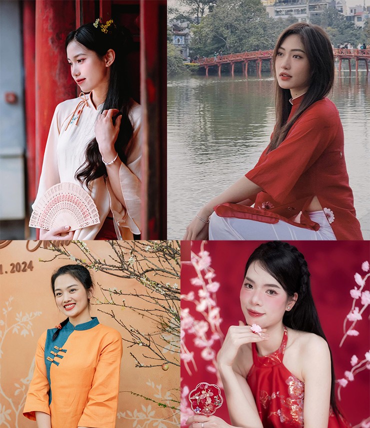 Thu Hoài cùng dàn hot girl bóng chuyền mặc áo dài xinh tươi, "đốn tim" nhiều fan - 1