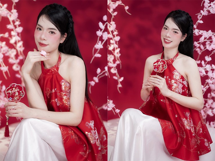 Thu Hoài cùng dàn hot girl bóng chuyền mặc áo dài xinh tươi, "đốn tim" nhiều fan - 15