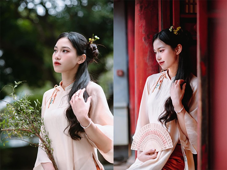 Thu Hoài cùng dàn hot girl bóng chuyền mặc áo dài xinh tươi, "đốn tim" nhiều fan - 9