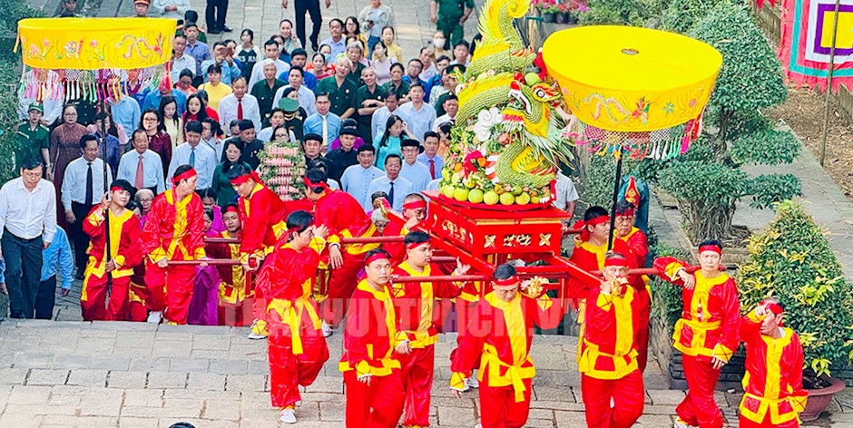 Lãnh đạo TPHCM dự Lễ dâng cúng bánh tét lên Quốc tổ Hùng Vương - 2